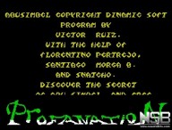 Abu Simbel, Profanation [ZX Spectrum]