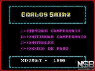 Carlos Sainz: Campeonato del Mundo de Rallies [ZX Spectrum]