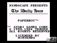 Paperboy [Game Boy]