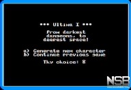 Ultima I: The First Age of Darkness [Apple II]