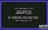 Ultima I: The First Age of Darkness [Commodore 64]
