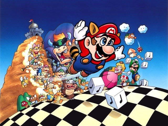 Artworks antiguos de Super Mario Bros. 4