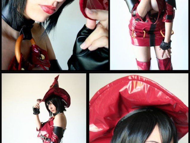 Cosplay de I-No, la tentación roja de Guilty Gears 4