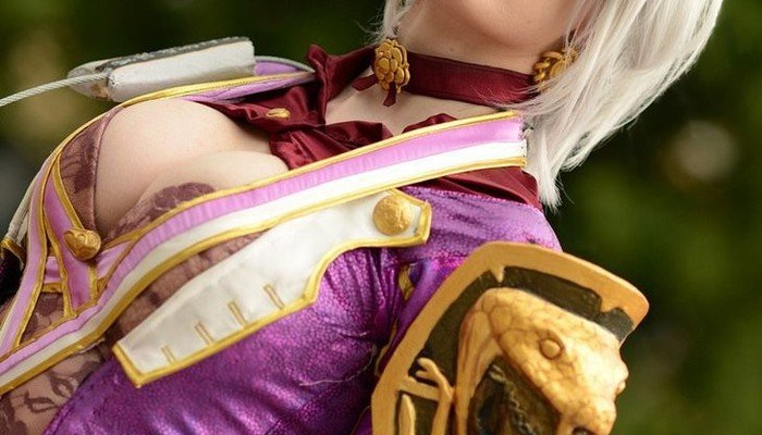 Cosplay de Ivy Valentine de Soul Calibur