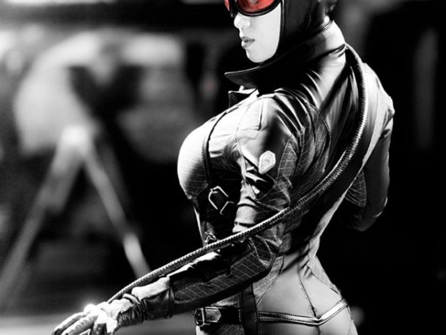 Cosplay de la bella Catwoman de Arkham City 1
