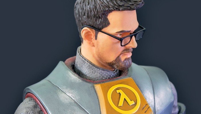 Estatua gigante de Gordon Freeman para mantener alejados a los Headcrabs