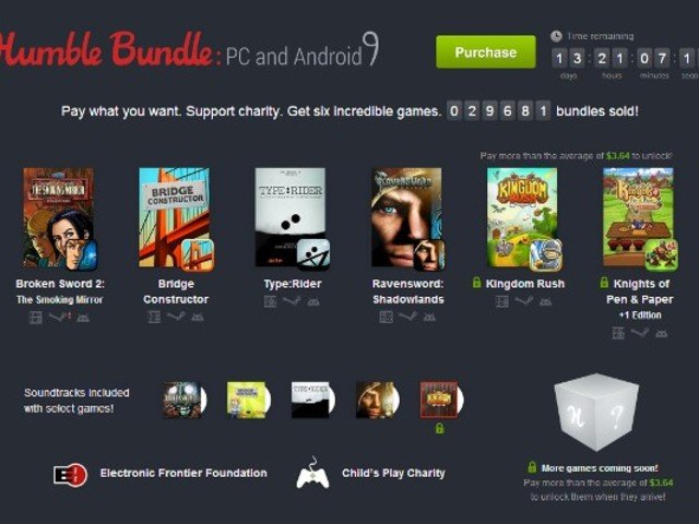 Humble Bundle 9 para PC y dispositivos Android 1
