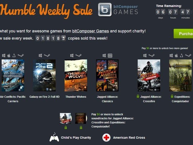 Humble Weekly Sale de Bitcomposer Games 1