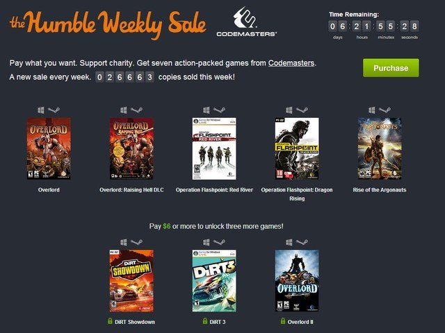 Humble Weekly Sale de Codemaster con suculentos juegos 1