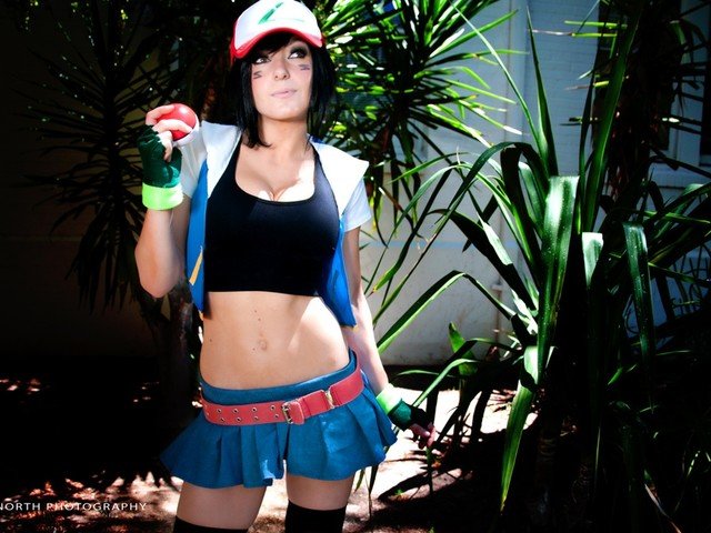 Jessica Nigri Entrenadora Pokémon