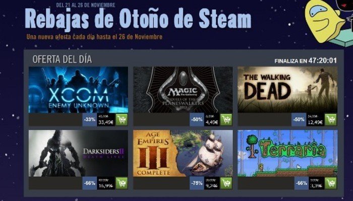 Las rebajas de Otoño de Steam ya están aquí