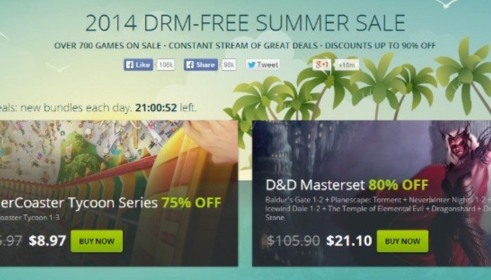 Llegan las ofertas veraniegas de GOG.com