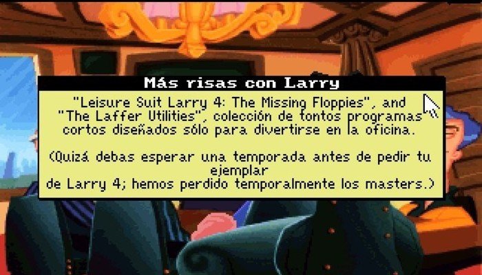 ¿Qué fue de Leisure Suit Larry 4?