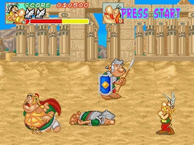 Retro Review Astérix Arcade Game 8