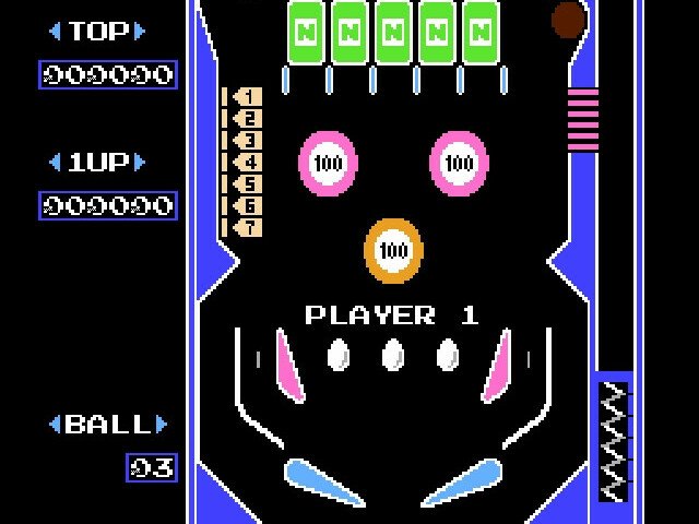 Retro Review de Pinball (NES) 2