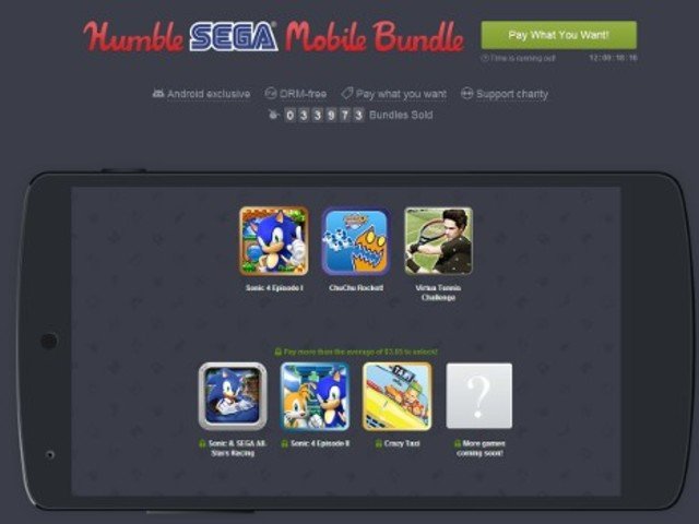 Sega se viste de retro para el nuevo Humble Mobile Bundle 1
