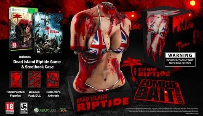 'Zombie Bait Edition' de Dead Island Riptide incluirá un bonito torso mutilado
